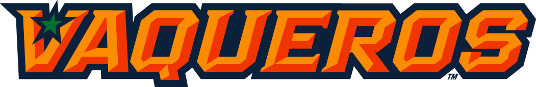 UTRGV Vaqueros 2015-Pres Wordmark Logo 08 iron on paper